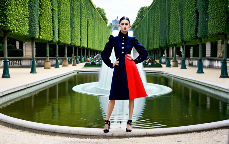 프랑스어 프랑스어와 다국적 기업 - ** A chic Parisian café scene. People are enjoying coffee and pastries at outdoor tables with classi...