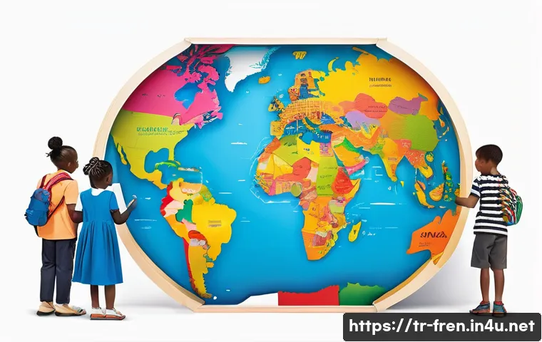프랑스어 사용 인구 통계 - A vibrant map of the world highlighting French-speaking regions with a focus on Europe and Africa, f...